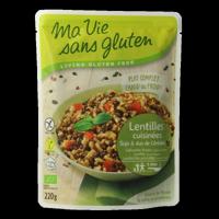 Ma Vie Sans Gekookte linzen soja & granenduo glutenvrij bio 220 Gram