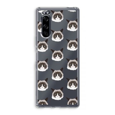 It's a Purrr Case: Sony Xperia 5 Transparant Hoesje