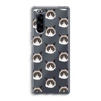 It's a Purrr Case: Sony Xperia 5 Transparant Hoesje