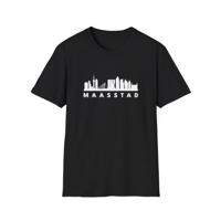 T-shirt regular - Skyline Maasstad - logo voor groot