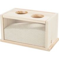 TRIXIE ZANDBAD VOOR MUIZEN / HAMSTERS HOUT 20X12X12 CM - thumbnail