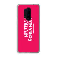 Neuters (roze): OnePlus 8 Pro Transparant Hoesje