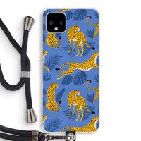 Luipaard: Pixel 4 XL Transparant Hoesje met koord