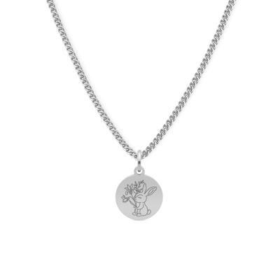 Kindercollectie ketting geboortebloem – Stainless steel - Zilver