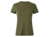 esmara Geribd dames T-shirt (Groen, L (44/46))