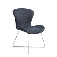 Jesper Home Eetkamerstoel 'Moji' Cross Steel, kleur Mystic Marine