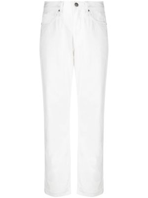 Calvin Klein jean ample à patch logo - Blanc