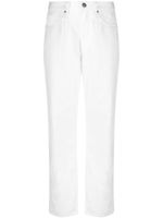 Calvin Klein jean ample à patch logo - Blanc