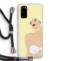 Summer: Samsung Galaxy S20 Transparant Hoesje met koord