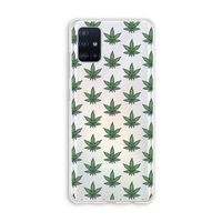 Weed: Galaxy A51 4G Transparant Hoesje