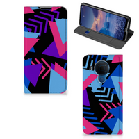 Nokia 5.4 Stand Case Funky Triangle - thumbnail