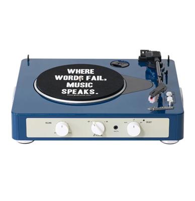 Gadhouse Brad Platenspeler Retro MK II - Marineblauw