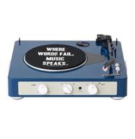 Gadhouse Brad Platenspeler Retro MK II - Marineblauw