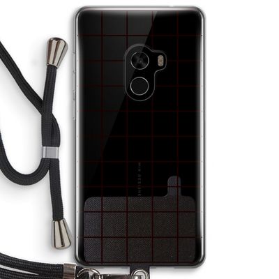 Rooster: Xiaomi Mi Mix 2 Transparant Hoesje met koord