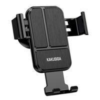 KAKUSIGA KSC-715A Saite Serie Stabiele Driehoek Structuur Telefoon Klem Smartphone Houder Auto Ontluchter Smartphone Beugel - thumbnail