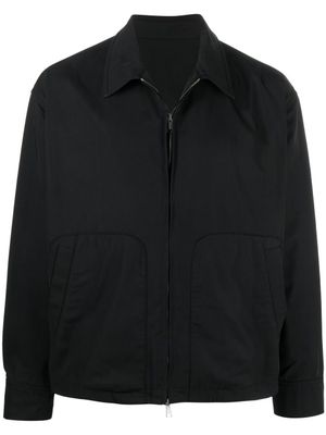 Qasimi veste bomber à imprimé graphique - Noir