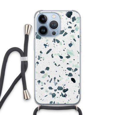 Terrazzo N°2: iPhone 13 Pro Transparant Hoesje met koord