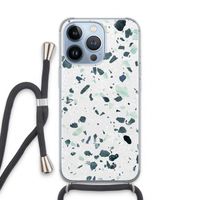 Terrazzo N°2: iPhone 13 Pro Transparant Hoesje met koord