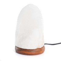 Himalaya Zoutlamp USB Wit (ca. 600 gram) 12 cm - thumbnail