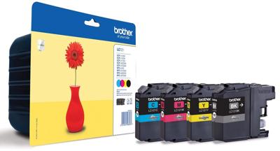 Brother inktcartridge, 300 pagina&apos;s, OEM LC-121VALBP, 4 kleuren