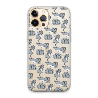 Poezen: iPhone 13 Pro Max Transparant Hoesje
