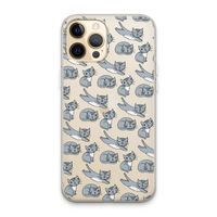 Poezen: iPhone 13 Pro Max Transparant Hoesje Poezen: iPhone 13 Pro Max Transparant Hoesje