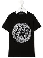 Versace Kids t-shirt en coton à logo Medusa - Noir - thumbnail