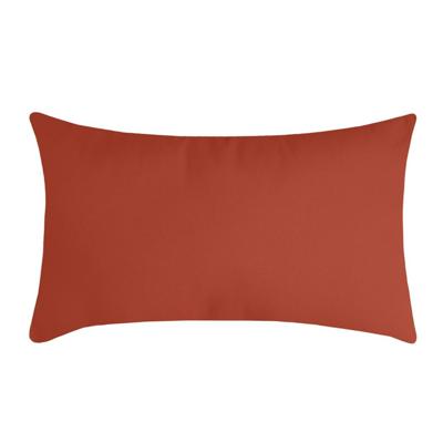 Stof Textile sierkussen Nelson - terracotta - 30 x 50 cm - bank kussens - polyester