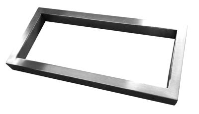 Wiesbaden Geborsteld stalen vierkante supportbeugel 46x22 Wiesbaden Geborsteld stalen vierkante supportbeugel 46x22