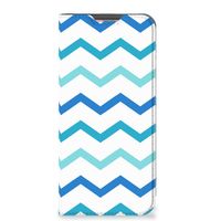 Samsung Galaxy A13 (4G) Hoesje met Magneet Zigzag Blauw