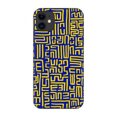 Majorelle Blue Print: Volledig geprint iPhone 11 Hoesje