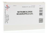 Natriumchloride neusdruppels 0.9% 10ml