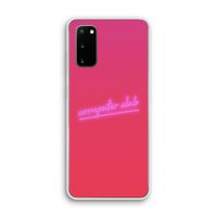 Vice Glow: Samsung Galaxy S20 Transparant Hoesje