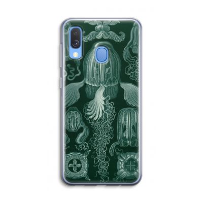 Haeckel Cubomedusae: Samsung Galaxy A40 Transparant Hoesje