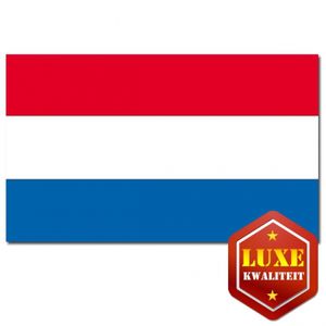 Luxe mega vlag Nederland 200 x 300