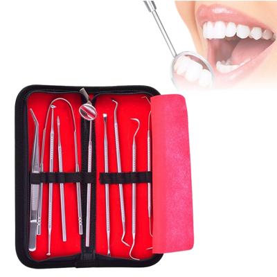 9 in 1 roestvrijstaal tandarts tools set