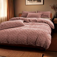 Dekbedovertrek Teddy Jacquard Patroon 200x200 Cm Anti Allergie & Anti Huisstofmijt & Zacht & Verwarmend Zydante - Dekbed-Discounter.nl