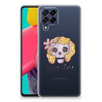 Silicone Back Case Samsung Galaxy M53 Boho Skull - thumbnail