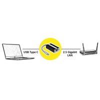 ROLINE USB 3.2 Gen 2 naar 2.5 Gigabit Ethernet Converter - thumbnail