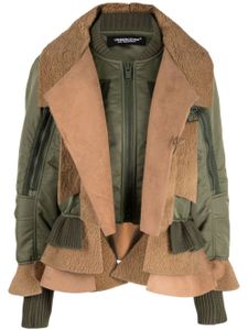 Undercover veste bomber à design superposé - Vert