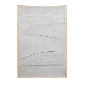 By-Boo Wanddecoratie 'Ven' 90 x 60cm, kleur Beige