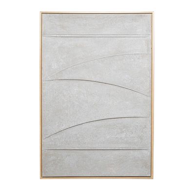 By-Boo Wanddecoratie 'Ven' 90 x 60cm, kleur Beige
