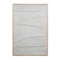 By-Boo Wanddecoratie 'Ven' 90 x 60cm, kleur Beige