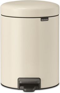 Brabantia New Icon Soft Beige Pedaalemmer 5 Liter