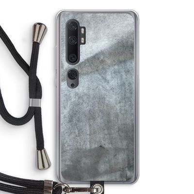 Grey Stone: Xiaomi Mi Note 10 Pro Transparant Hoesje met koord