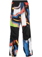 AMBUSH pantalon de jogging à motif abstrait - Noir