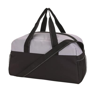 Sporttas Fitness Master - 45 x 19 x 26 cm - 22 liter - grijs/zwart