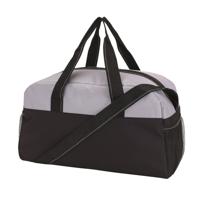 Sporttas Fitness Master - 45 x 19 x 26 cm - 22 liter - grijs/zwart Sporttas Fitness Master - 45 x 19 x 26 cm - 22 liter - grijs/zwart
