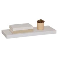 Zwevende wandplank Bassline - wit - 60 cm - hout - boekenplank - muurplank Zwevende wandplank Bassline - wit - 60 cm - hout - boekenplank - muurplank