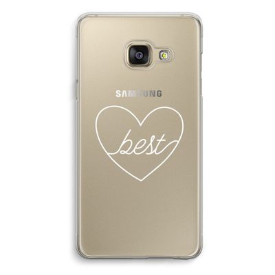 Best heart pastel: Samsung A3 (2017) Transparant Hoesje